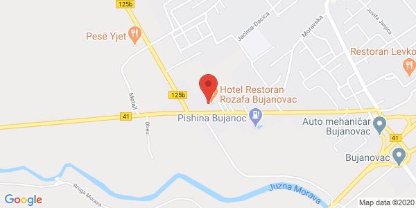 HOTEL RESTORAN I PRENOĆIŠTE ROZAFA, Gnjilanski put bb, Bujanovac 