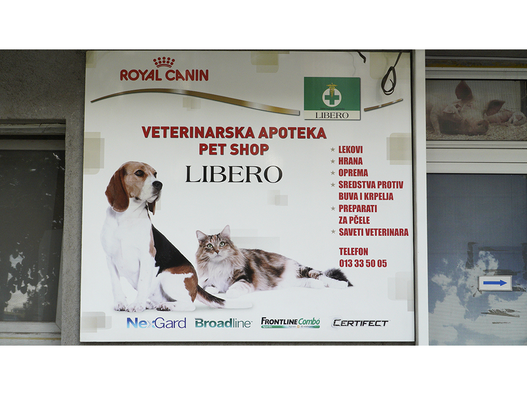 Slika 1 - VETERINARSKA APOTEKA I PET SHOP LIBERO - Pet shop, Pančevo