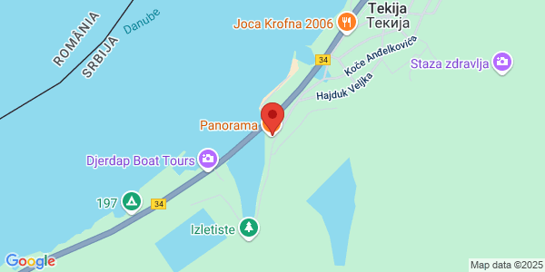 RESTORAN PANORAMA TEKIJA, Hajduk Veljka 40, Tekija