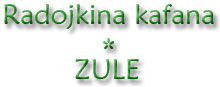 RADOJKINA KAFANA - ZULE Gornji Milanovac - Photo logo 