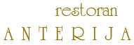 RESTORAN ANTERIJA Jošanička Banja - Slika logo 