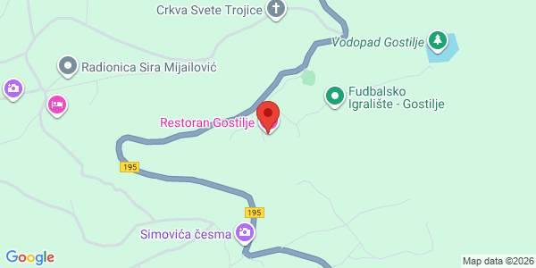 RESTAURANT GOSTILJE, 71 Dimitrija Tucovica st., Gostilje