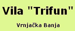 VILLA TRIFUN Vrnjacka Banja - Photo logo 