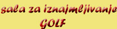 SALE ZA IZNAJMLJIVANJE GOLF Pančevo - Slika logo