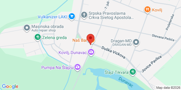 FAST FOOD NAS BAR, 10 Duska Vickova st., Kovilj