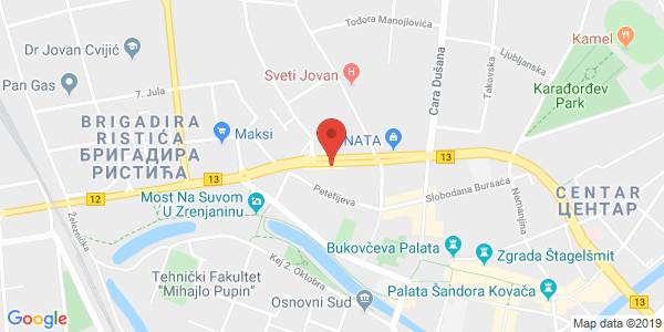 PINK TRGOVINA, Bulevar Milutina Milankovića bb, Zrenjanin