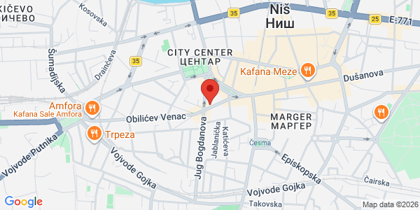 STAKLO DEDY, Obilićev venac 20, Niš