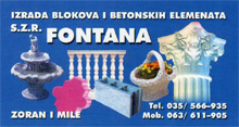 FONTANA Paraćin - Slika logo