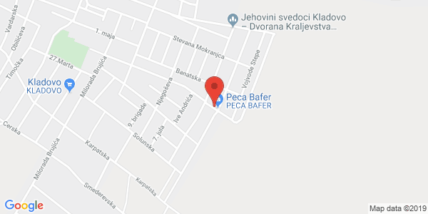 PECA BAFER, Sremska 36, naselje Palestina, Kladovo