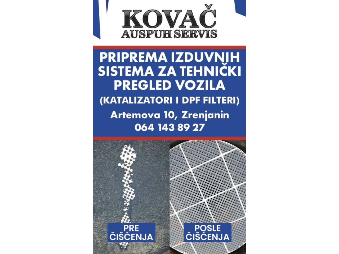 Photo 1 - EXHAUST PIPE SERVICE KOVAC - Exhaust services, Zrenjanin