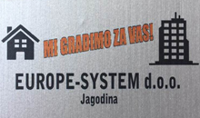 EUROPE SYSTEM ZAVRŠNI RADOVI U GRAĐEVINARSTVU Jagodina - Slika logo 