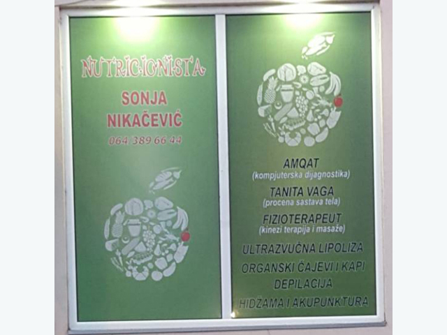 Photo 1 - NUTRITIONIST STUDIO SONJA NIKACEVIC - Cosmetics salons, Cacak