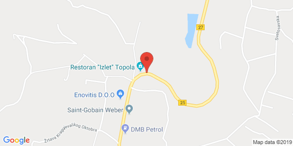 RESTAURANT IZLET, 137 Bulevar Vozda Karadjordja, Topola