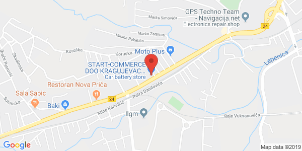 START COMMERCE DOO, Kraljevačkog Bataljona 60, Kragujevac