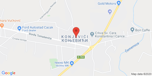 GAJO SPED DOO, Konjevici bb, Cacak