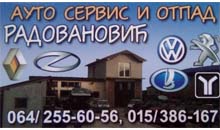 AUTO OTPAD RADOVANOVIĆ Šabac - Slika logo 