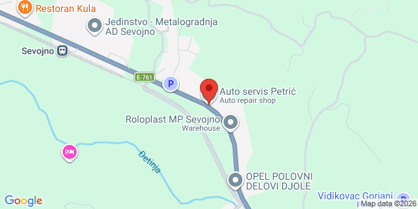 CAR SERVICE PETRIC, 9 Uzicka st., Sevojno, Uzice