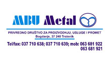 MBU METAL LTD Trstenik - Photo logo