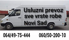 VAN FOR TRANSPORTATION OF GOODS AND MOVEMENT Novi Sad